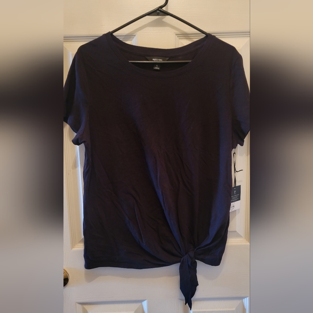 Vera Wang Front tie top